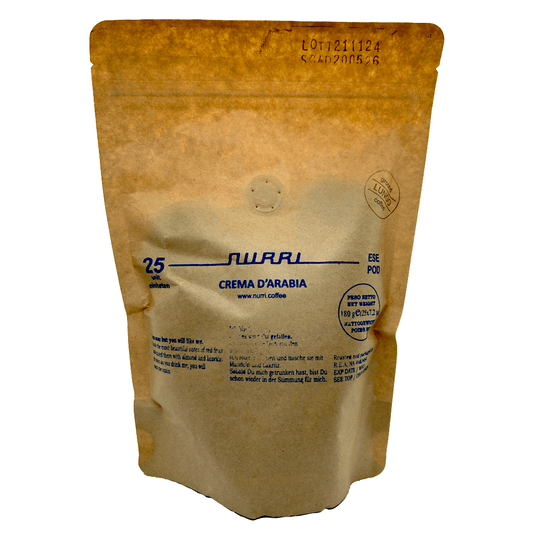 NURRI CREMA D´ARABIA 25 Stück CIALDE ESE Pads lose im Beutel - Caffe del Gianni